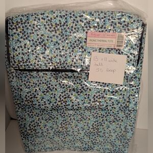 Impressionist Polka Dot Thermal Picnic Tote by thirty-one new